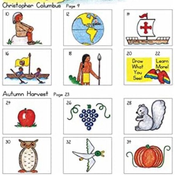Draw Write Now Book 1 & 2 Homeschool Set Kids Handwritten Storybook Characters - Picture 10 of 11